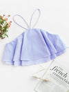 Blue Airy Muse Top