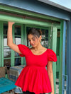 Scarlet Grace Red Top