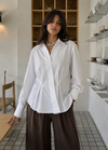 White Tailored Cotton Shirt