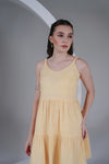 The Breeze Tiered Double Cloth Cotton Dress