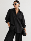 The Essential Oversized Shirt – Black