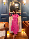 The Motion Cotton Poplin Dress – Hot Pink
