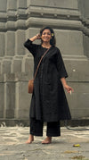 Black Saanjh Cotton Set