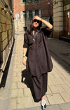 Brown Ease Linen Co-ord Set
